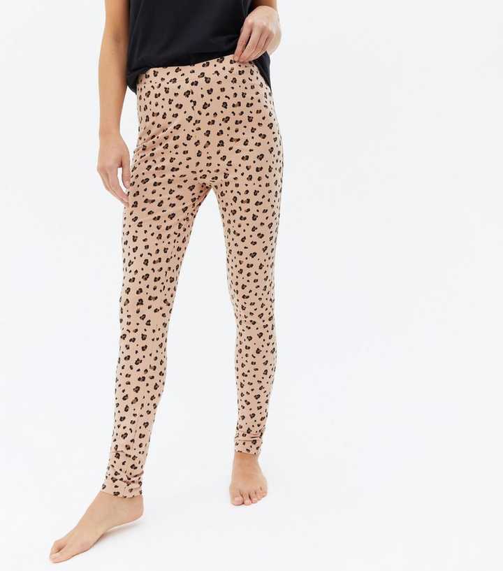 Lingeramas - Sexy Leopard Print Lingerie Legging Pajamas Leggings