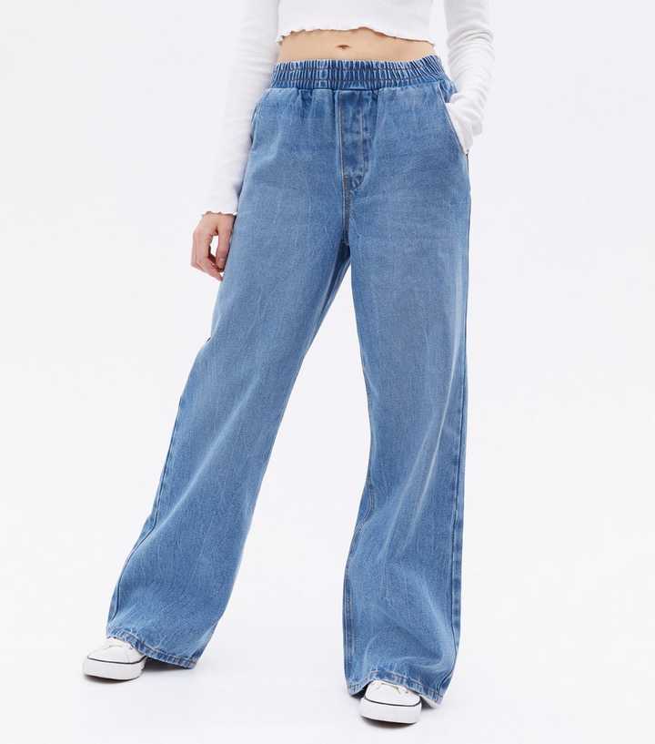 Elastic Waist Jeans 