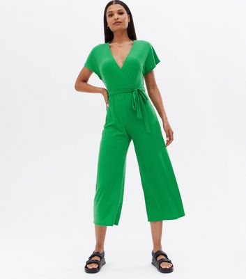 Warehouse 2024 green jumpsuit