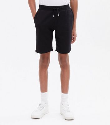 Black jogger cheap shorts boys