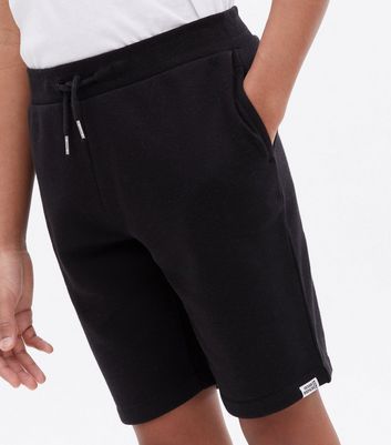 Boys 2 Pack Black Jersey Shorts New Look