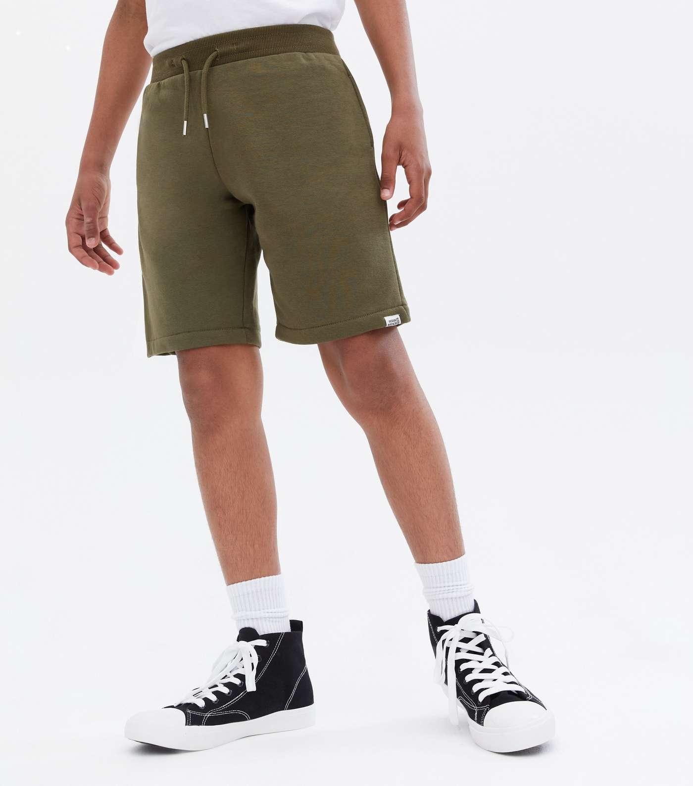 Boys 2 Pack Khaki Jersey Shorts Image 3