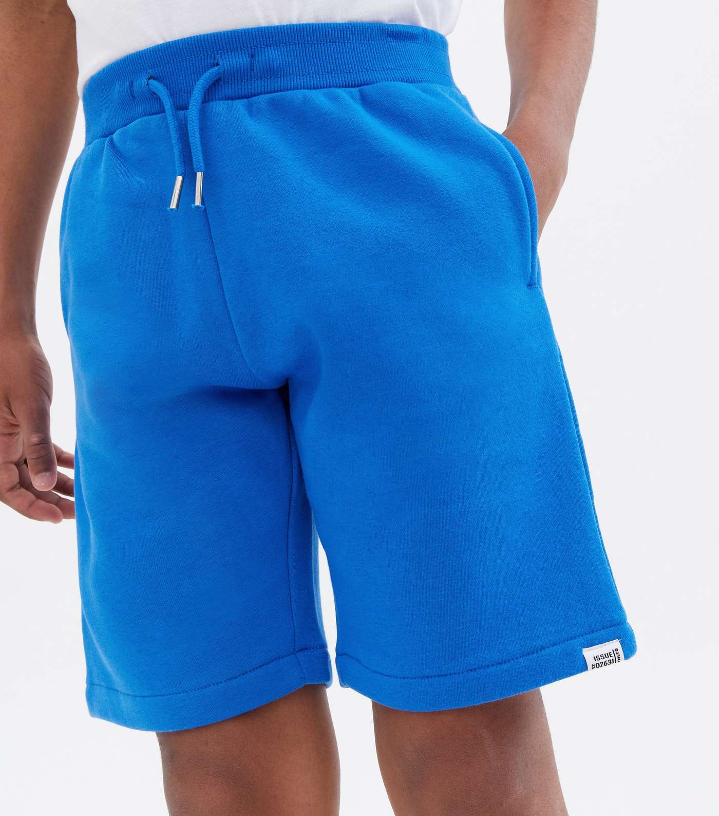 Boys 2 Pack Bright Blue and Black Jersey Shorts Image 2