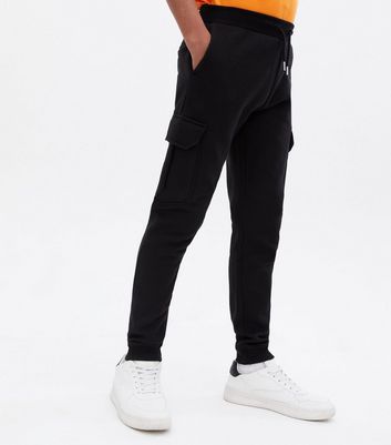 Boys black cargo discount joggers