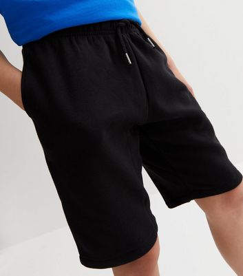 Boys black best sale sweat shorts