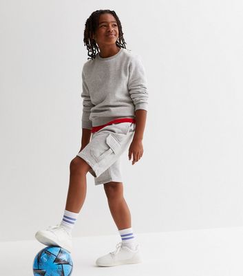 Boys grey sale cargo shorts