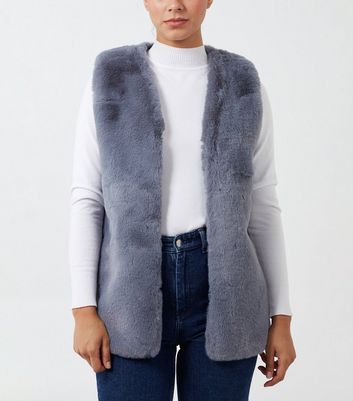 New look fur on sale gilet