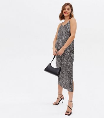 slip dress leopard print