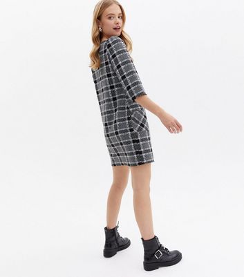 Light grey shift outlet dress