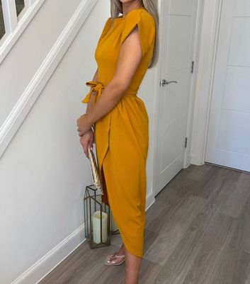 Click to view product details and reviews for Missfiga Mustard Tie Waist Midi Wrap Dress New Look. Click to view product details and reviews for Missfiga Mustard Tie Waist Midi Wrap Dress New Look.