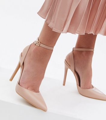 Plain / Colorblock Pointed Toe Strappy Stiletto Heels | Strappy stilettos,  Stiletto heels, Stiletto