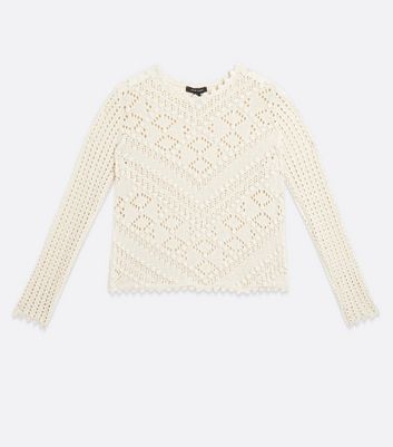 white long sleeve jumper