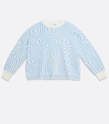 swirl knit jumper