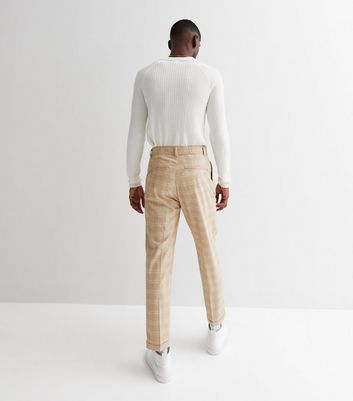 Buy Men Beige Solid Low Skinny Fit Casual Trousers Online - 618896 | Peter  England