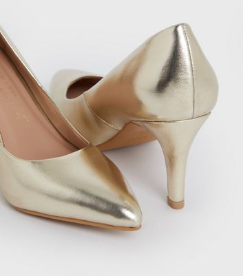 Buy STEVE MADDEN Gold Womens Party Wear Slipon Heels | Shoppers Stop