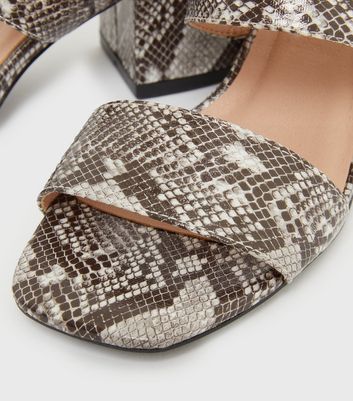 New look snakeskin heels hotsell