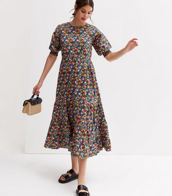 Blue Vanilla Multicoloured Floral 