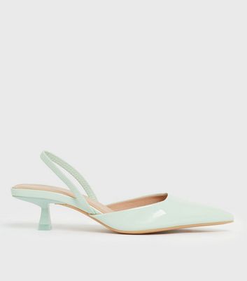 Mint green cheap court shoes