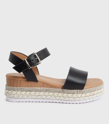 Embellished discount espadrille sandals