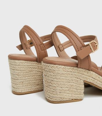 Espadrille store block heel