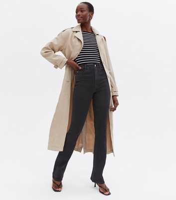 Tall Black Waist Enhance Quinn Bootcut Jeans
