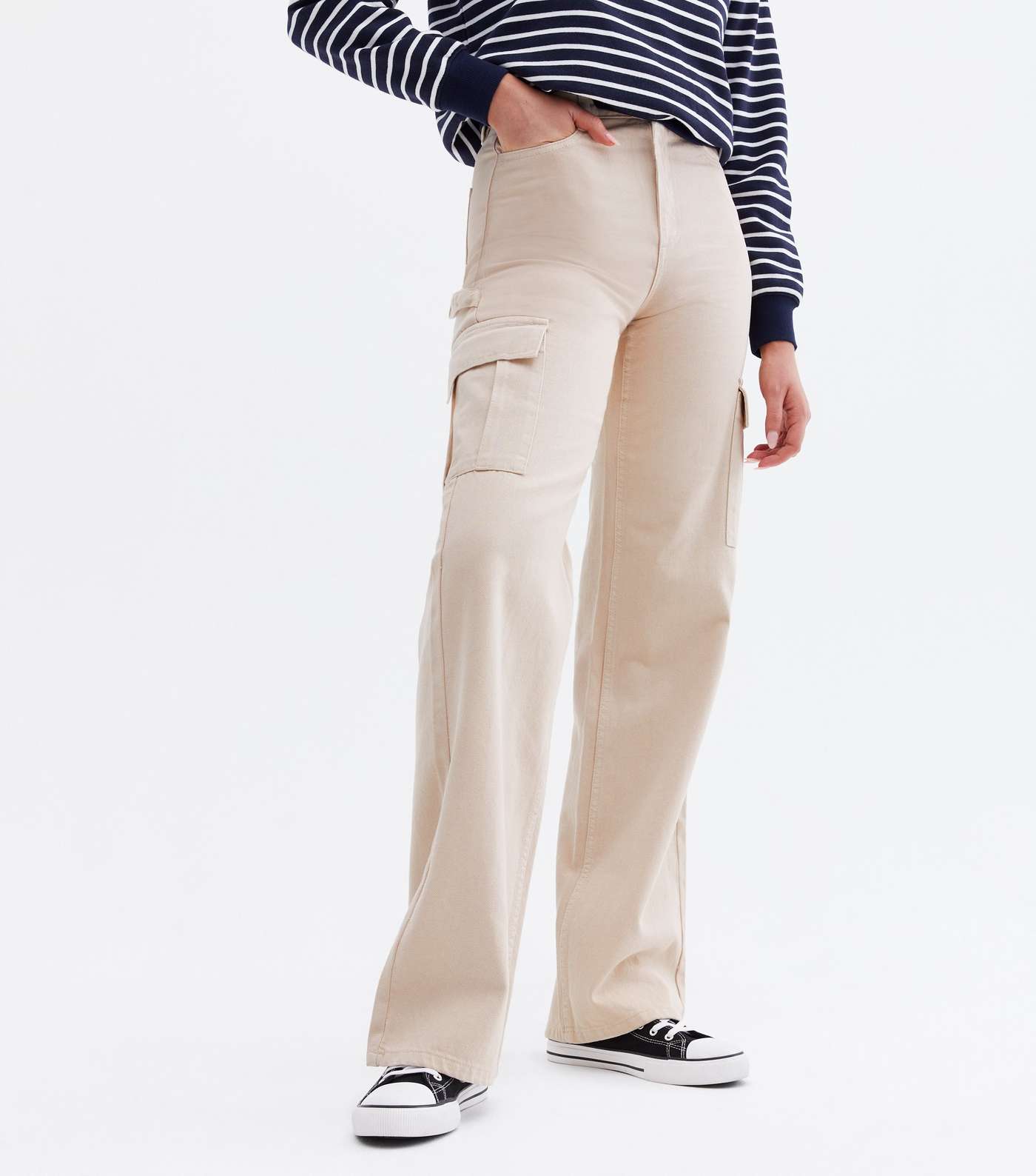 Tall Stone Cargo Utility Trousers Image 3