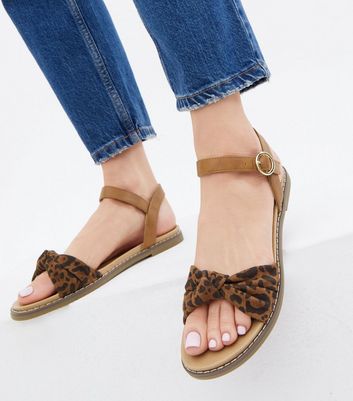 Buy Roper Womens Delilah Sandals (21607144) Tan Leopard Suede [SD] Online  Australia