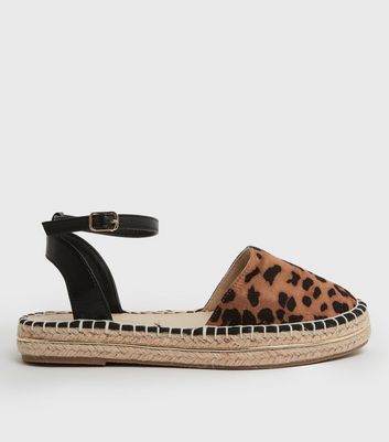 Animal print hot sale espadrilles sandals