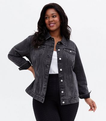 New look plus 2025 size denim jacket