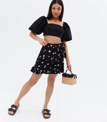 New look outlet mini wrap skirt