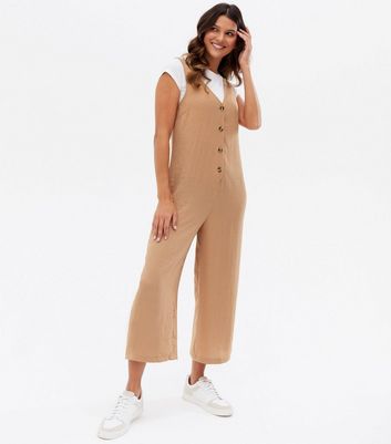 womens button up jumpsuit