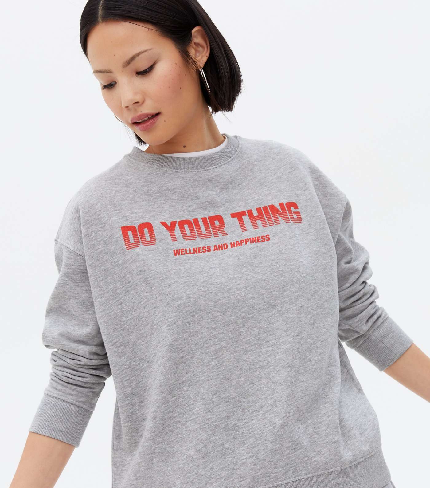 Pale Grey Do Your Thing Logo Sweatshirt