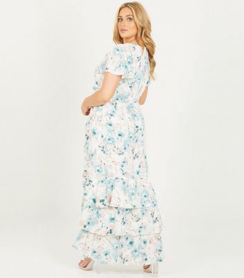 quiz white maxi dress