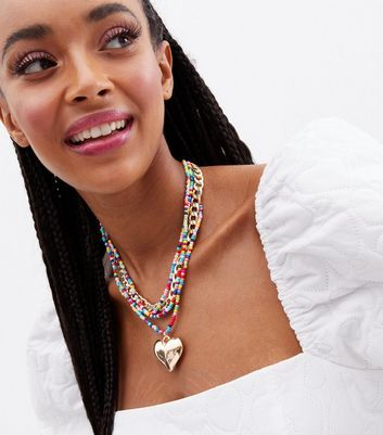 New look layered necklace sale