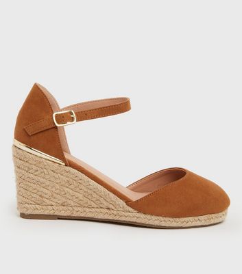 Womens tan espadrille on sale wedges