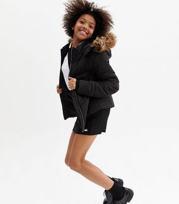 Children's coats 2024 with fur hood