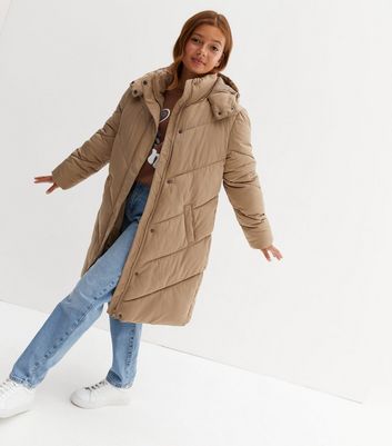 Camel coloured 2025 puffer jacket