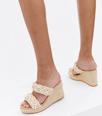 Wedge heel clearance mules