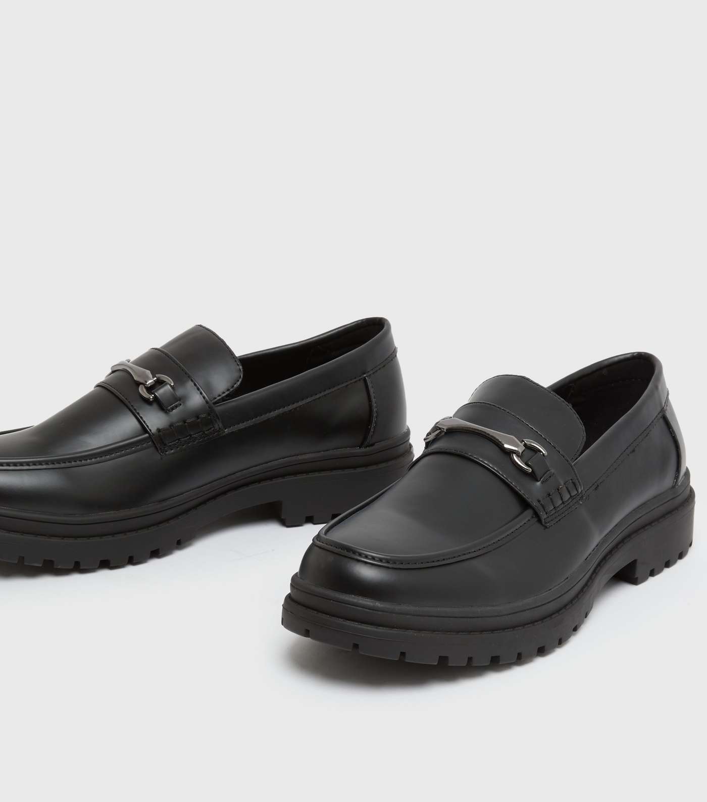 Black D Ring Chunky Loafers Image 3