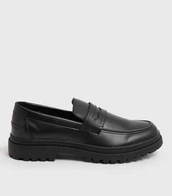 New look sale leather loafers