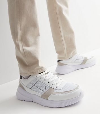 White deals block trainers