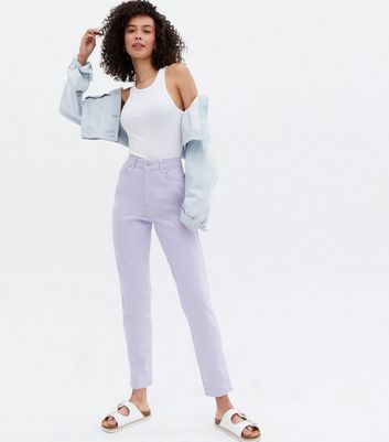 High Waist Slim Fit Tori Mom Jeans 