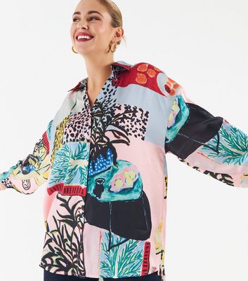 Click to view product details and reviews for Zibi London Pink Mixed Print Oversized Shirt New Look. Click to view product details and reviews for Zibi London Pink Mixed Print Oversized Shirt New Look.