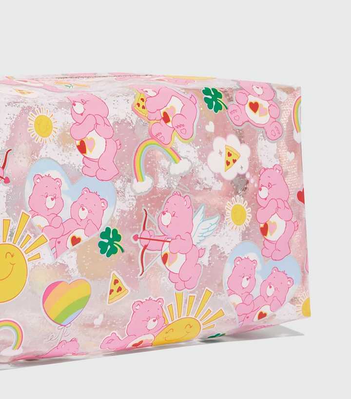 Skinnydip x Care Bears Makeup Bag in Pink All-Over Print