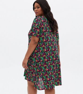 multi coloured t shirt dress