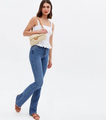 Click to view product details and reviews for White Shirred Peplum Vest New Look.