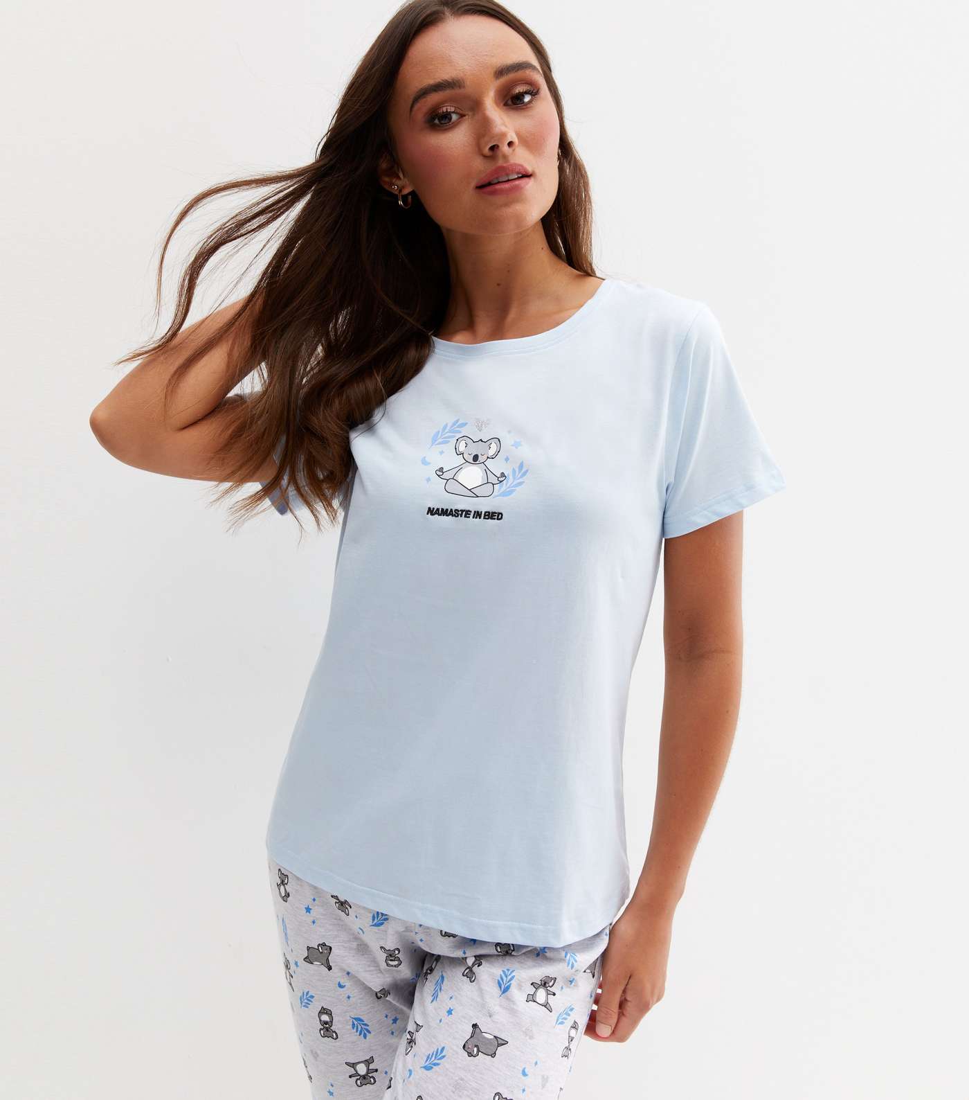 Blue Jogger Pyjama Set with Koala Logo Image 2