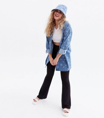 Click to view product details and reviews for All In Love Is Flare Black Flared Trousers New Look.