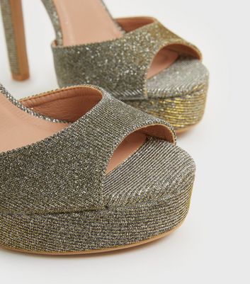 Pewter discount platform sandals