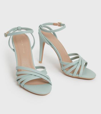 White Eyelet Stiletto Heel Court Shoes | New Look